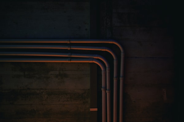 Professional plumbing pipes and equipment